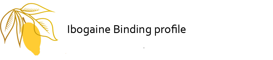 Ibogaine Binding profile